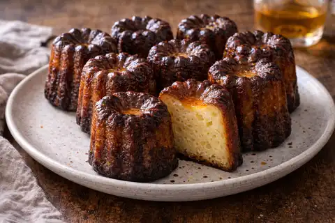 Классическая французская выпечка с карамельной корочкой и нежной ванильно-ромовой серединой.