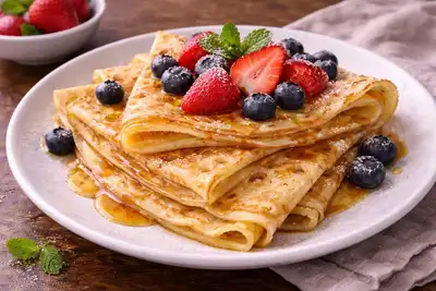 Тонкие эластичные крепы с нежной текстурой и деликатным сливочным вкусом.