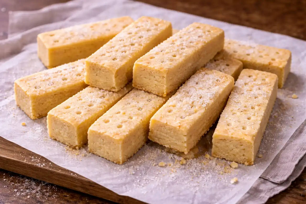 Рассыпчатое британское масляное печенье с чистым сливочным вкусом и хрустящей кромкой.