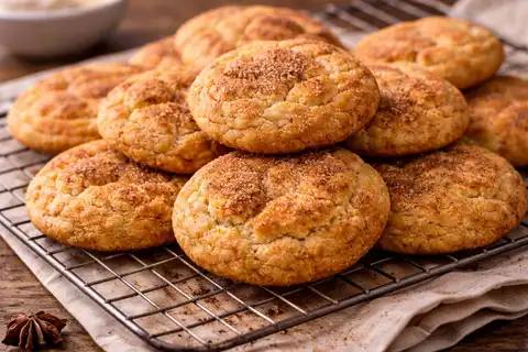 Классическое американское печенье с мягкой серединой и ароматной корично-сахарной корочкой.