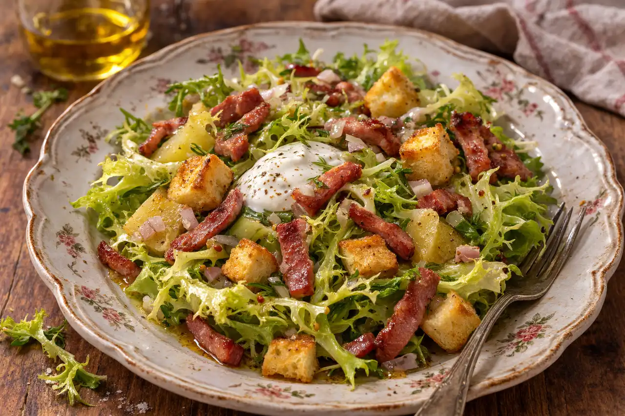Сытный итальянский салат с салями, сыром и хрустящими овощами в яркой винной заправке.